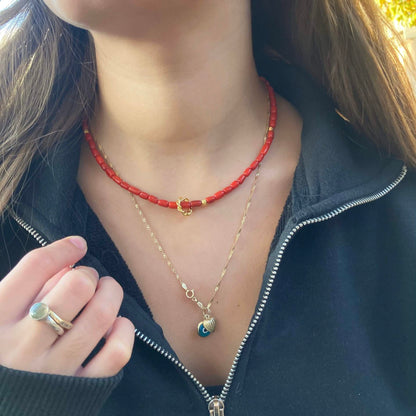 Coral Serenity Necklace