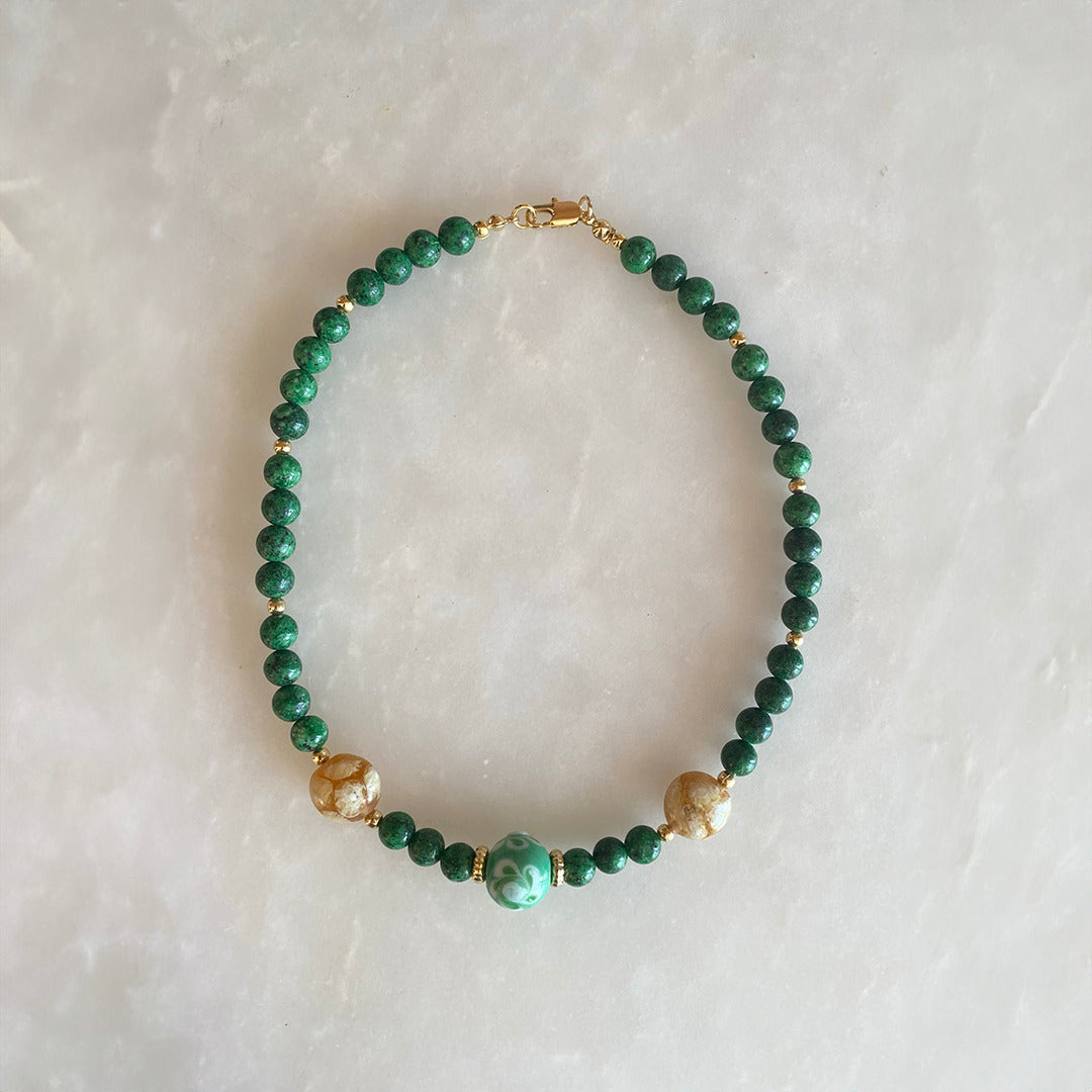 Emerald Sun Necklace