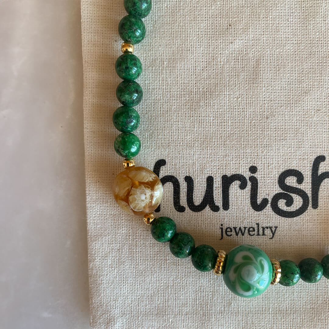 Emerald Sun Necklace