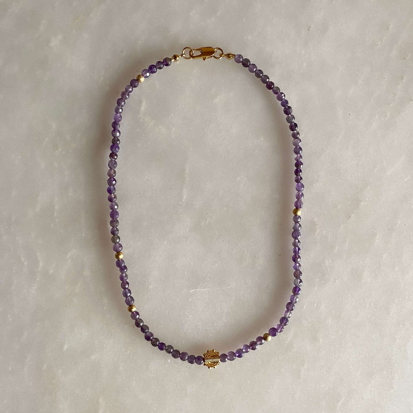 Lavender Gem Necklace