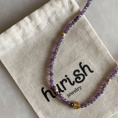 Lavender Gem Necklace