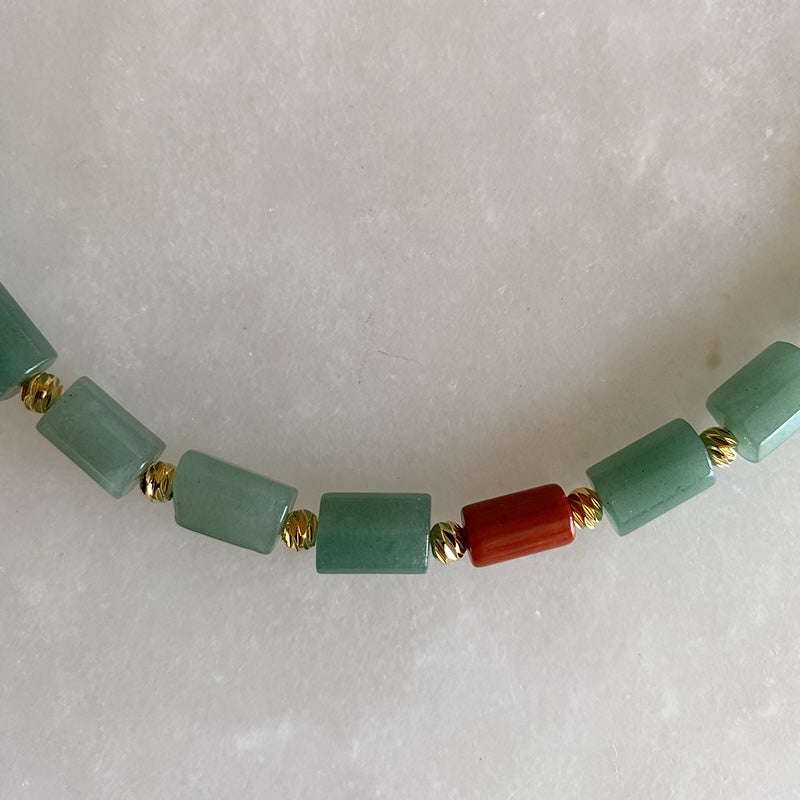 Scarlet Jade Necklace